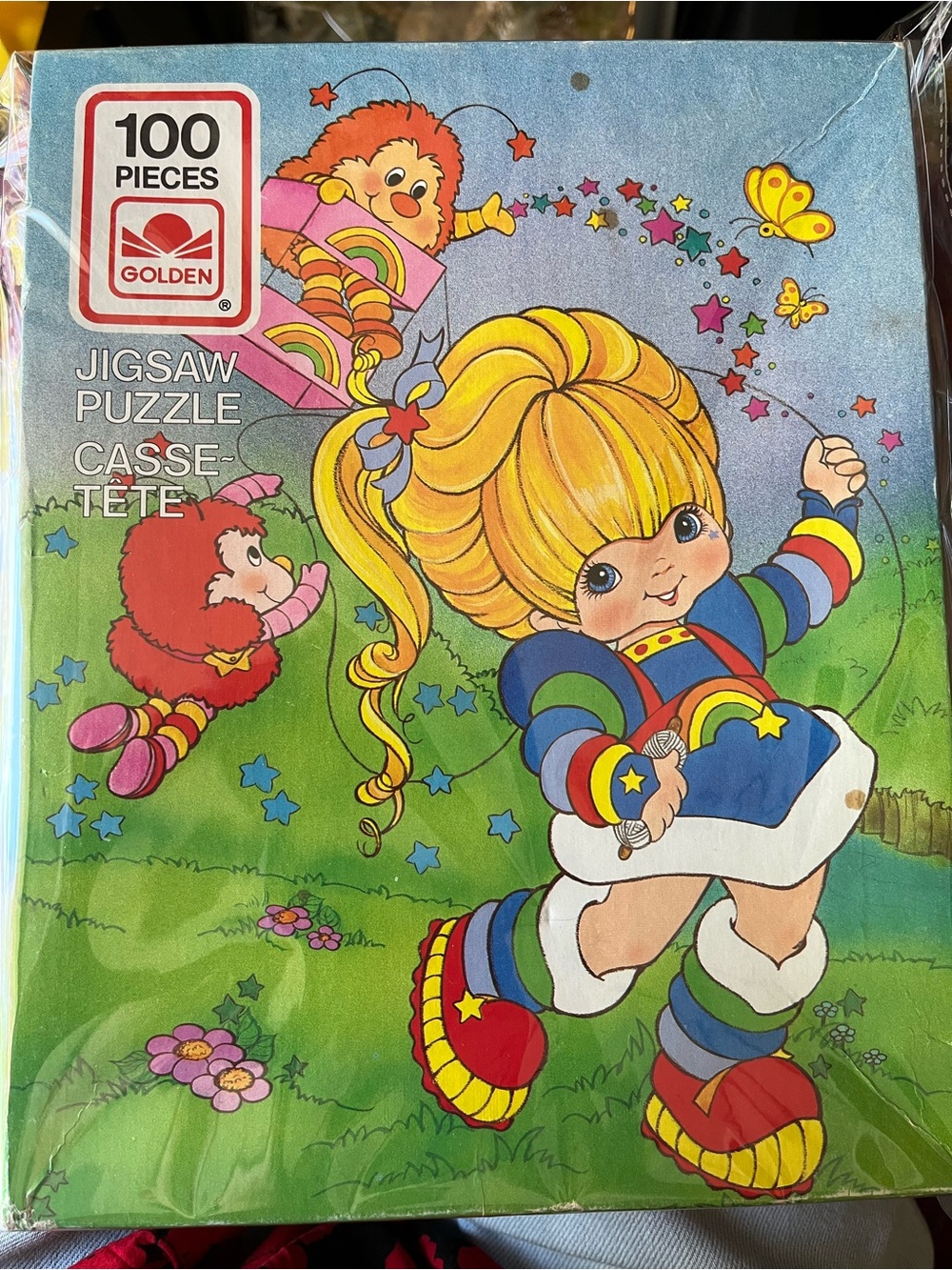 Vintage 1983 Rainbow Brite Golden 100 Piece Jigsaw Puzzle